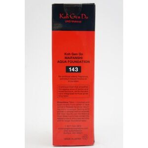 NIB Koh Gen Do Maifanshi Aqua Foundation 143 1.014 Fl Oz 30mL Made in Japan